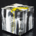 Gestrure box I (50x50x50 cm, vegyes technika, fatabla, 2014)