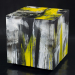 Gestrure box II (50x50x50 cm, vegyes technika, fatabla, 2014)