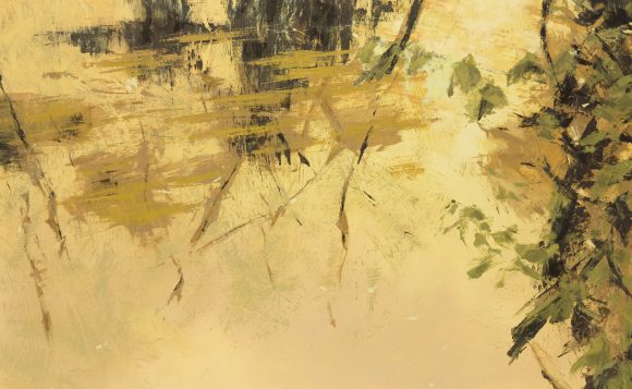 Flux LVIII (130x210 cm, olaj, vaszon, 2014)