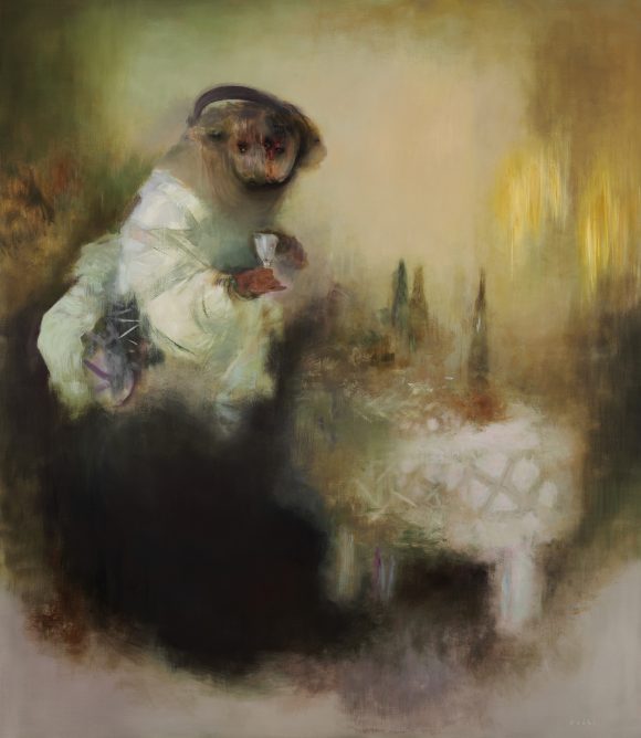 Vernissage (230x200 cm, olaj, vaszon, 2010)