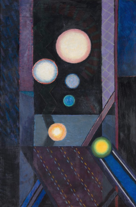 Csillagvetuletek (170x115 cm, olaj, farost, 2009)