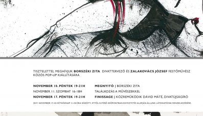 Zalakovács József & Borszéki Zita I pop-up kiállítás
